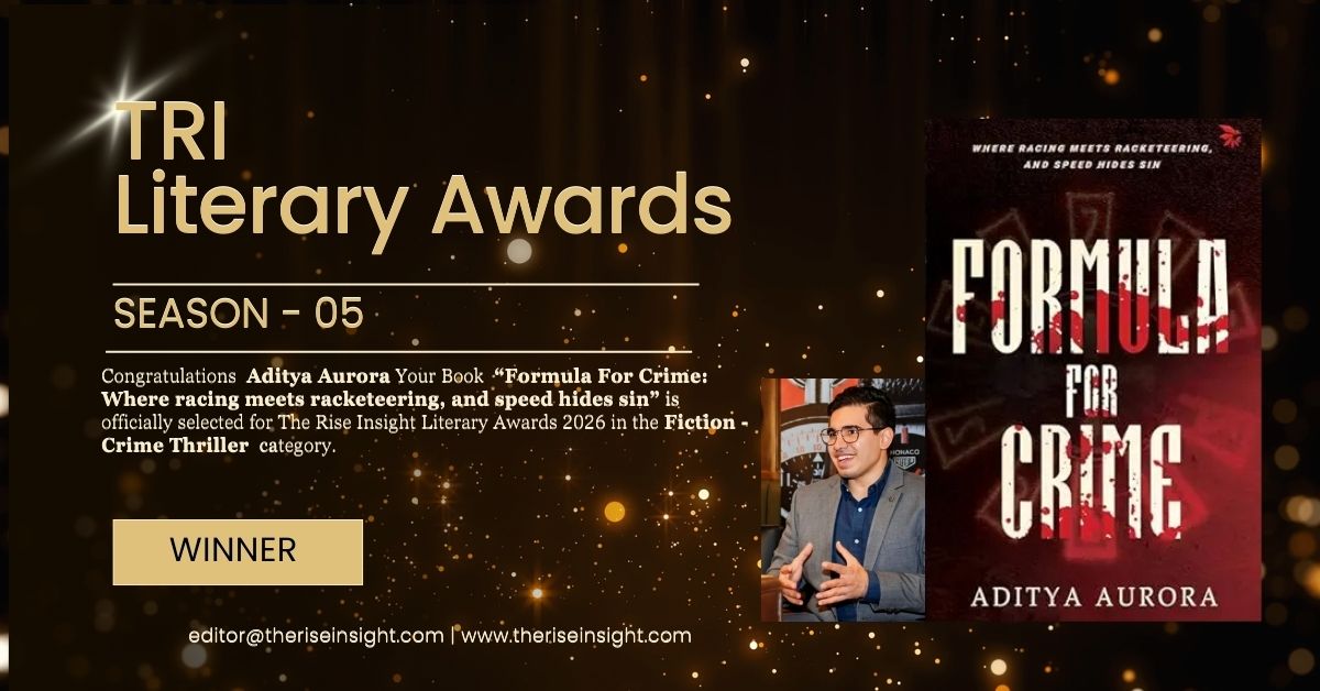 Congratulations to Aditya Aurora for the Nomination at TRI Literary Awards 2026 – Season 05