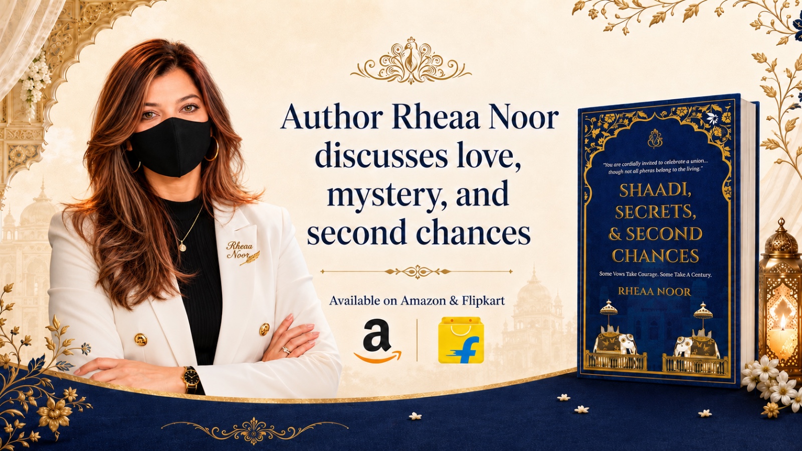 In Conversation with Rheaa Noor: On Weddings, Reincarnation, Family Secrets, and Love That Waits