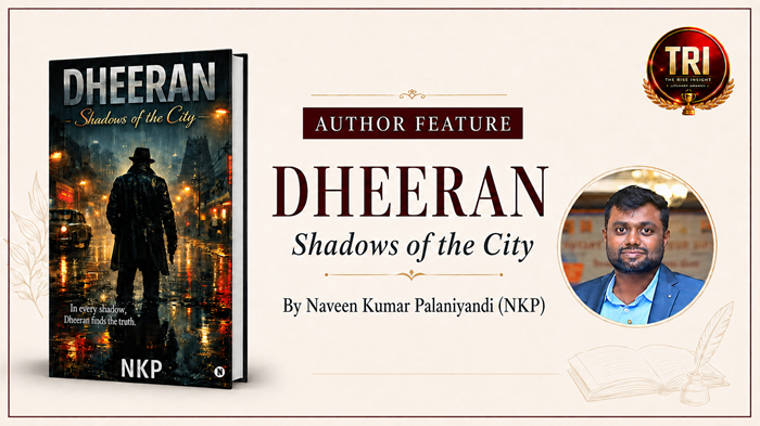 Author Feature: Naveen Kumar Palaniyandi (NKP) – A New Voice in Indian Crime Fiction